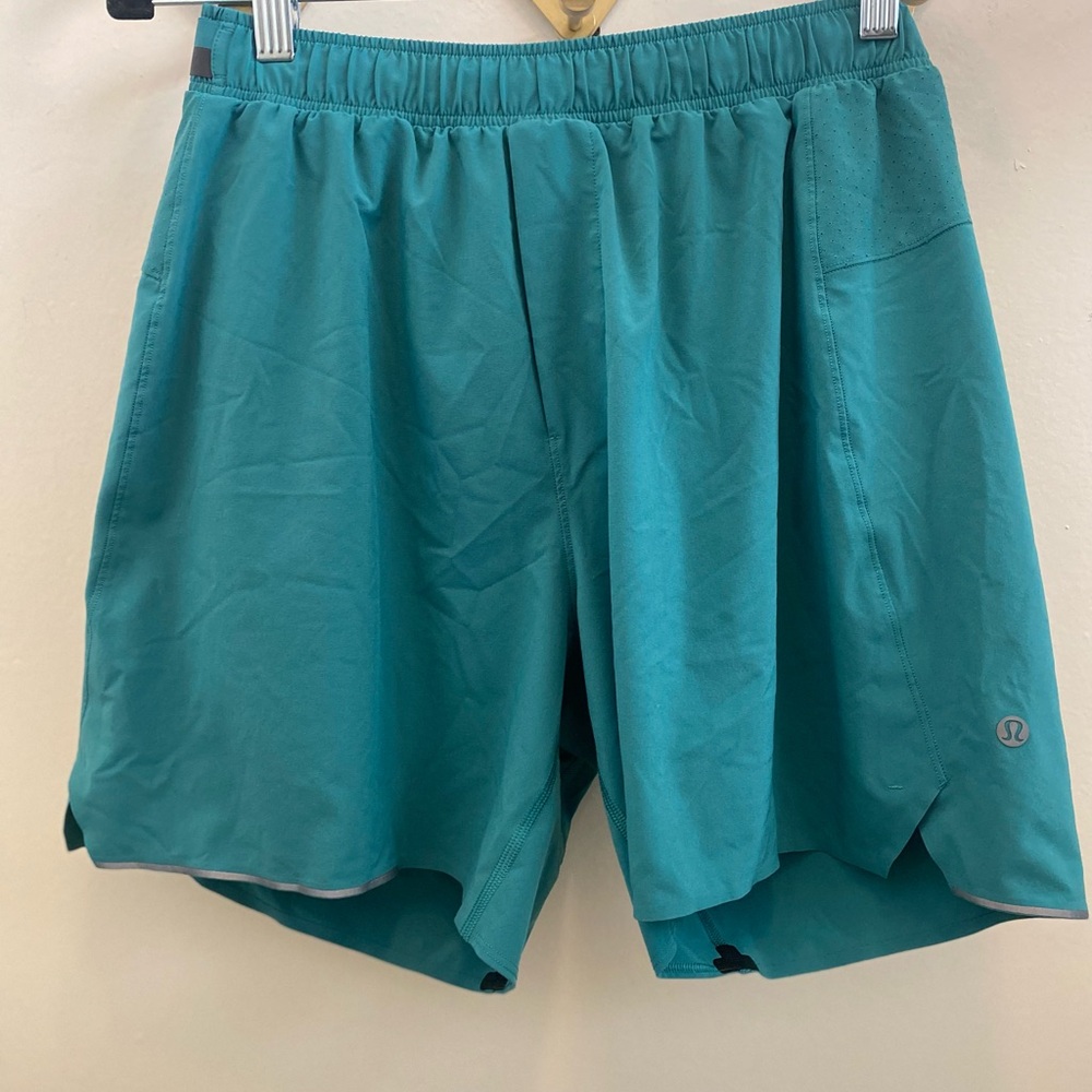 Lululemon Mens Athletic Running Tennis Shorts 6" Inseam 26" Waist Pocket Lined